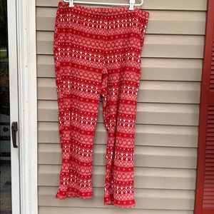 Wondershop women’s Christmas fleece bottoms